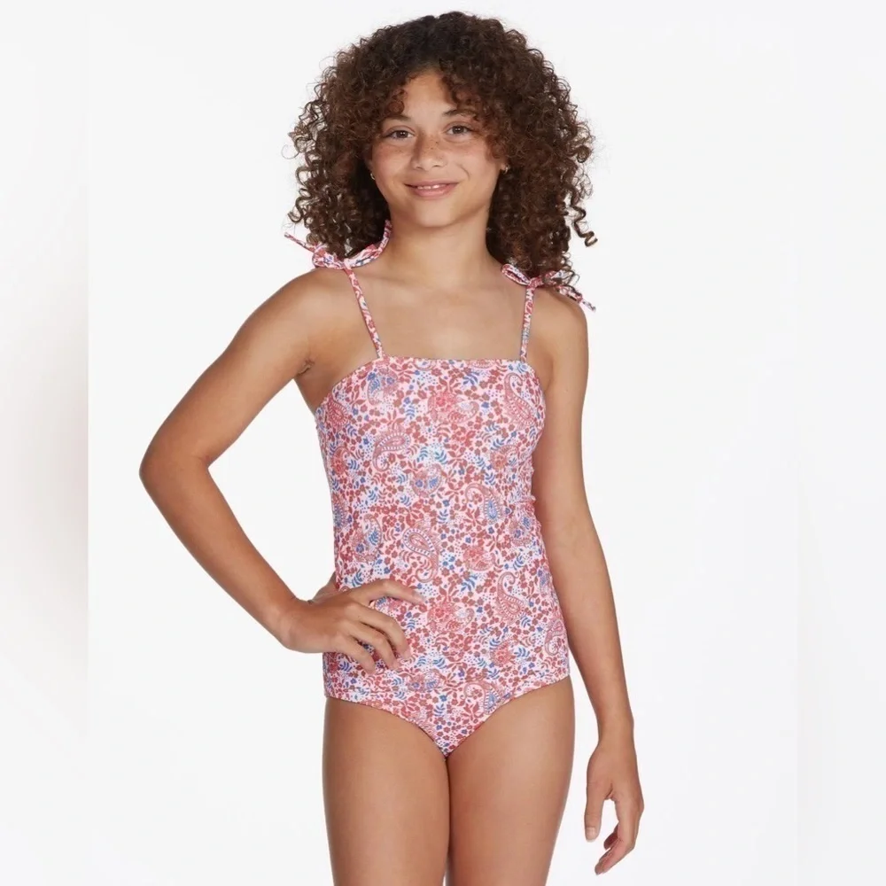 Billabong Kids' Ready for Fun One-Piece Swimsuit Size 4